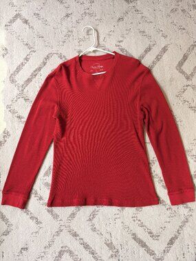 American Heritage Waffle long sleeve t-shirt Size L Very Good